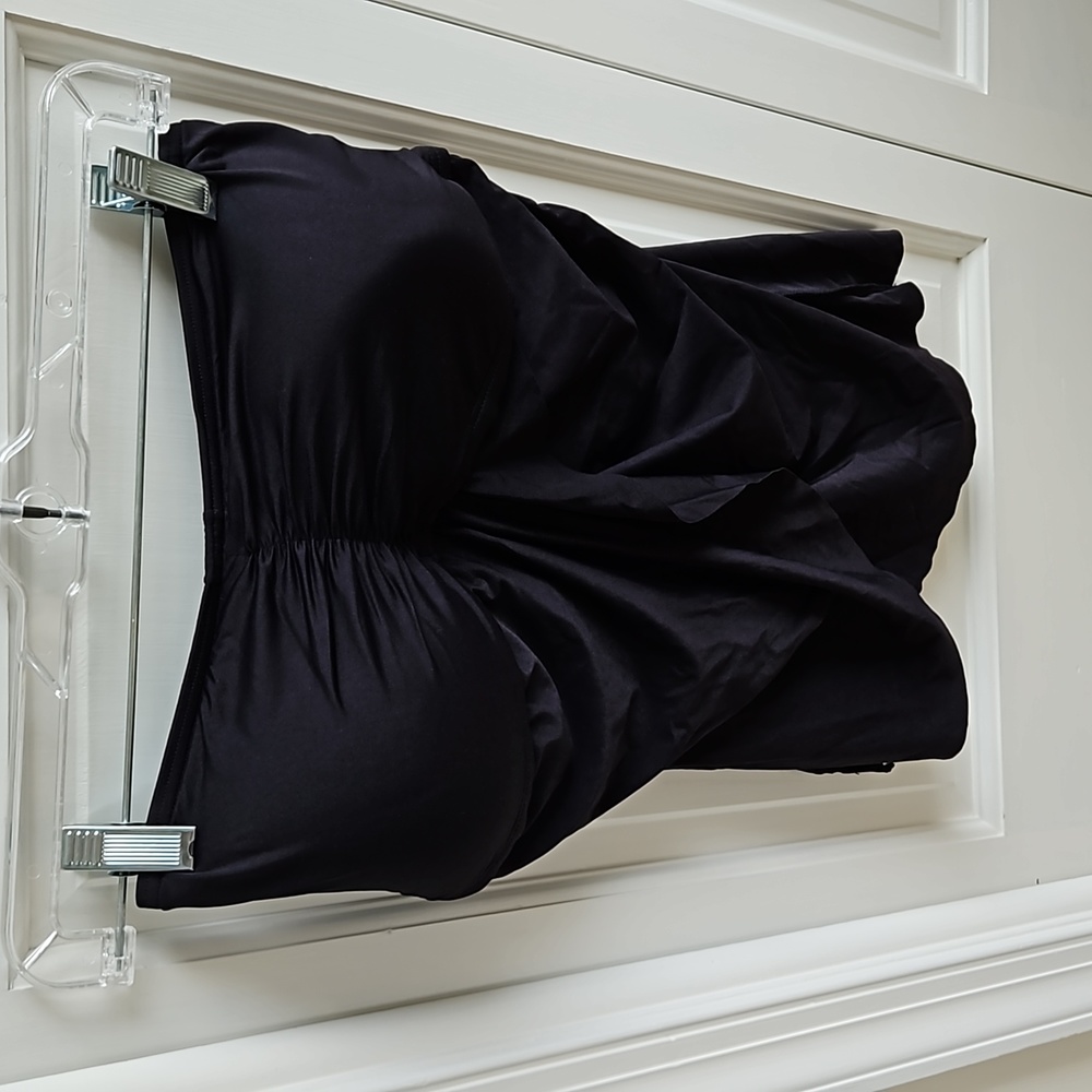 Vince Camuto Swim Black Tankini Top